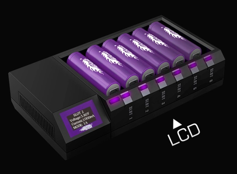 Efest - LUC BLU6 LCD Ladegerät für Li-Ionen Akkus